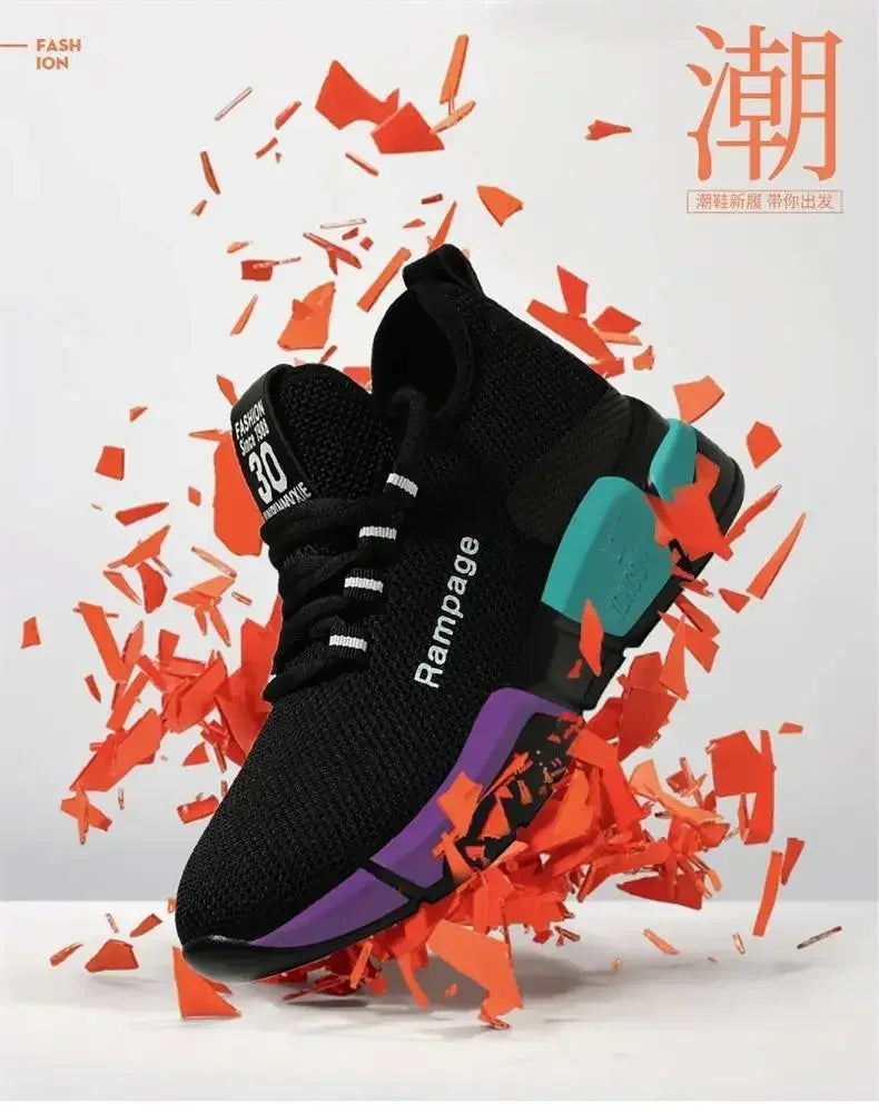 New fashionable and simple women's shoes, comfortable women's shoes, spring and autumn lace-up comfortable light sports shoes